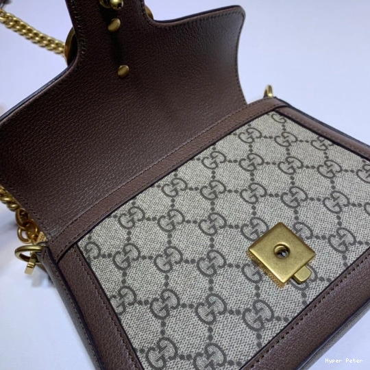 Hyperpeter top GUCCI handle bag GG Marmont mini 0801